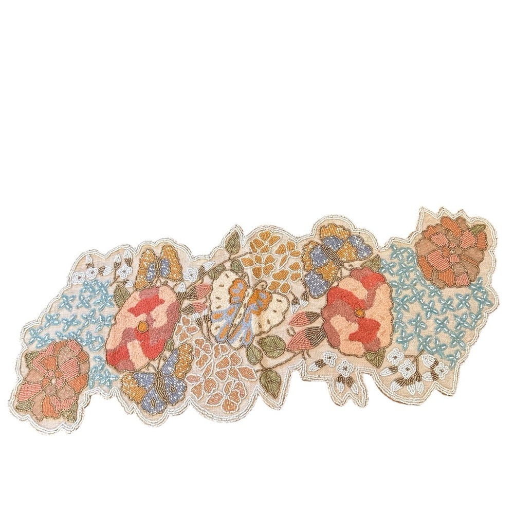 Beaded Table Runner 3’ long